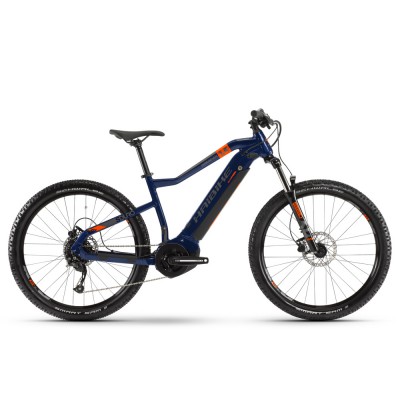 Електровелосипед Haibike SDURO HardSeven 1.5 i400Wh 9 s. Altus 27,5", рама XL, блакитний-Помаранчевий-титан, 2020