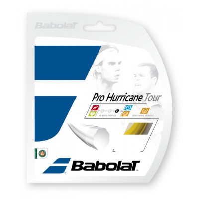 Тенісні струни для ракетки Babolat PRO HURRICANE TOUR 12M (Комплект,12 метрів) 130 YELLOW 241102/113