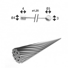 Тросик перемикання XLC SH-X13, Ø 1.25/ 2 250 мм