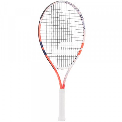 Теннисная ракетка детская 7-10 лет Babolat KIT RG/FO JR25 + 3 ORANGE BALLS 00 BLUE/RED/WHITE 190013/267