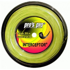 Струни для тенісу Pro’s Pro INTERCEPTOR 1.25 200 m lime