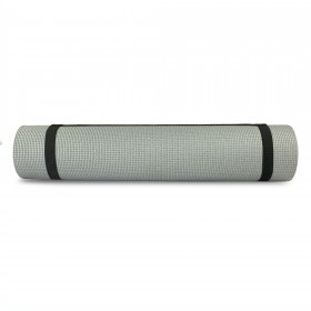 Коврик для фітнеса Stein PVC /сірий / 183x61x0.6 см