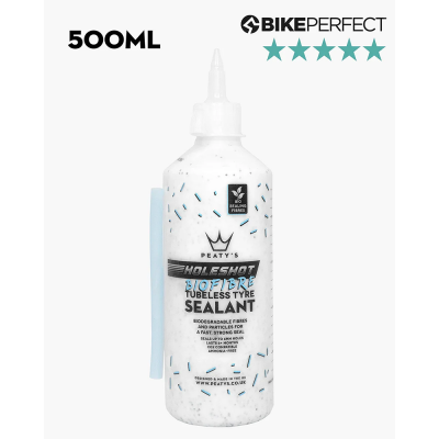 Герметик безкамерний Peaty's Holeshot BioFibre Tubeless Tyre Sealant 500ml