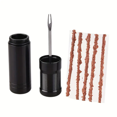 Ремкомплект для безкамерки Peaty's Holeshot Tubeless Puncture Plugger Kit, Black