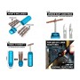 Ремкомплект для безкамерки Peaty's Holeshot Tubeless Puncture Plugger Kit, Bourbon