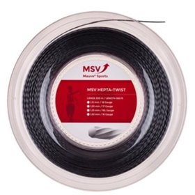 Струни тенісні MSV Hepta-Twist 200m (ht200bk)