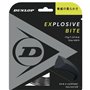 Струни для тенісу Dunlop EXPLOSIVE BITE 17 G (1,27) чорна 12 м