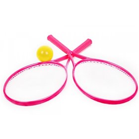 Іграшка ТехноК Дитячий набір для гри в теніс Рожевий 2957