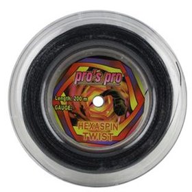 Струни тенісні Pro's Pro Hexaspin Twist 200m 1.30 bk (ht20030)