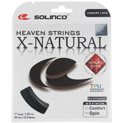 Струни тенісні SOLINCO X-NATURAL 12m 1.30 BLACK (1920083)