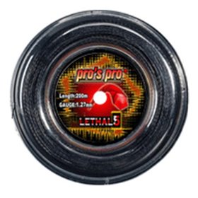 Струни тенісні Pro's Lethal Pro 5 200m 1.27 bk (L(5)20027)