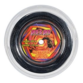 Струни тенісні Pro's Pro Hexaspin Twist 200m 1.25 bk (ht20025)