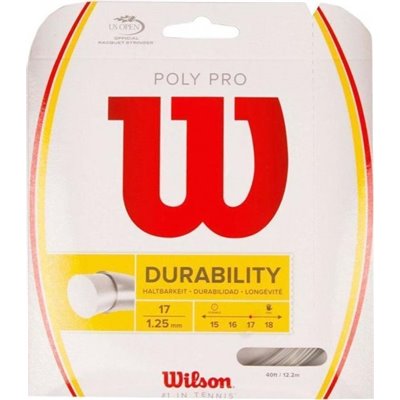 Струни тенісні WILSON PRO POLY 17WH (Z9229)