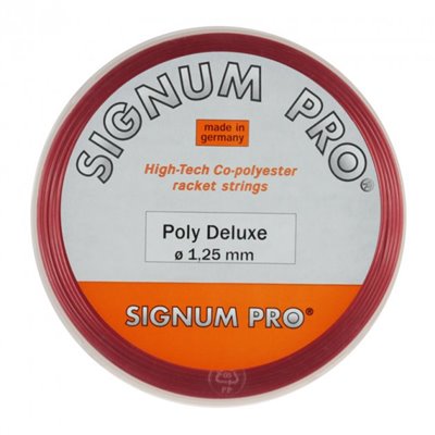 Струни тенісні Signum Pro Poly Deluxe Red 12,2 m Товщина: 1.33 mm