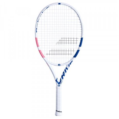 Теннисная ракетка детская профессиональная Babolat PURE DRIVE JUNIOR 25 W 0 WHITE/PINK/BLUE 140402/301