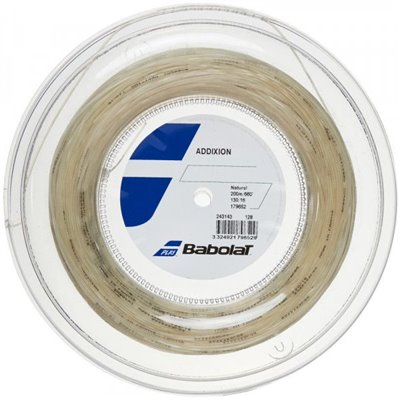 Теннисные струны для ракетки Babolat ADDIXION 200M (Бобина,200 метров) 130 NATURAL 243143/128