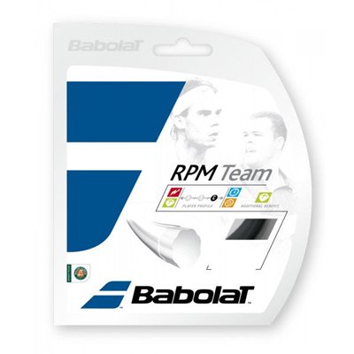 Теннисные струны для ракетки Babolat RPM TEAM 12M (Комплект,12 метров) 130 BLACK 241108/105