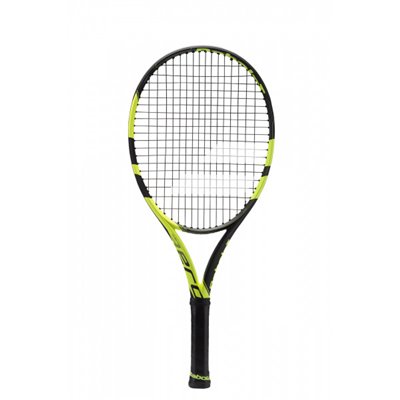 Теннисная ракетка детская профессиональная Babolat PURE AERO JUNIOR 25 0 BLACK/YELLOW 140176/142