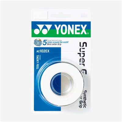 Намотки Yonex AC102-3 Super Grap White 3pcs