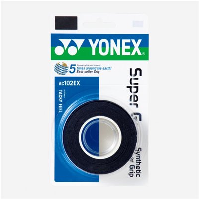 Намотки Yonex AC102-3 Super Grap Black 3pcs