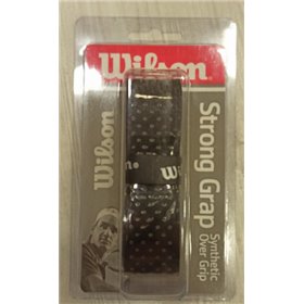 Обмотка для ракетки чорна Wilson Strong Grap