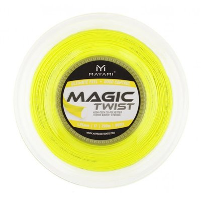 Струни тенісні MAYAMI MAGIC TWIST 1,25 200m yellow