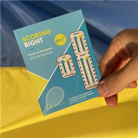Пристрій Scoring Right для фіксування рахунку під час гри в теніс