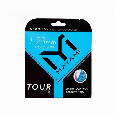 Струни тенісні MAYAMI TOUR HEX 1,23 12m blue