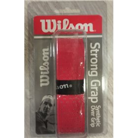 Обмотка для ракетки червона Wilson Strong Grap