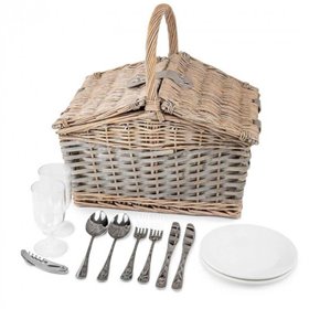 Подарунковий кошик для пікніка на 2 особи 39*28*19 см. BST 030813