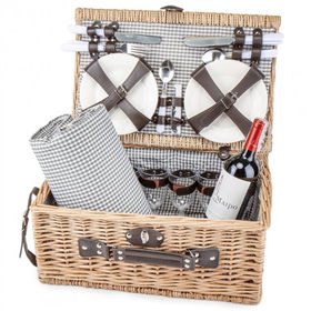 Кошик для пікніка Light House 'Сім'я' на 6 осіб, коричневий (0503-027)