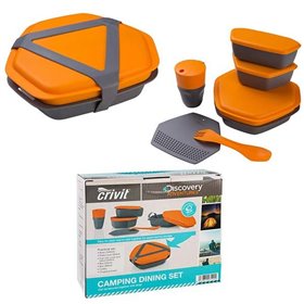 Набір туристичний посуд Crivit помаранчевий mod.4032OR