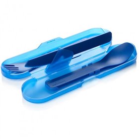 Набір приладів для їжі Humangear GoBites Trio blue (синій)