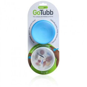 Набір контейнерів Container set Humangear GoTubb 2-Pack Large Clear Blue (синій)
