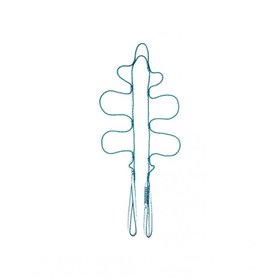 Самостраховка Climbing Technology D-Chain DY 120 cm white/blue (7W106)