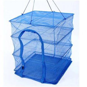 Сітка для сушіння риби Stenson 'U' SF24146-45 3 яруси, 45х45х68 см