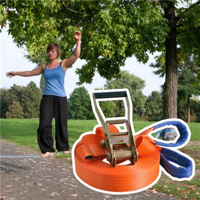 Трос для ходьби Slackline inSPORTLine Ergo 15 m