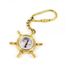 Брелок штурвал і компас NI016 Two Captains