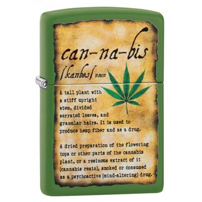 Запальничка Zippo Cannabis Design 49119