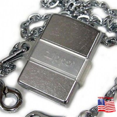 Запальничка Zippo 24414 Chain Combo сіра 24414