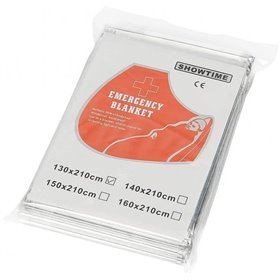 Рятувальний ковдру ізотермічне сріблясте Showtime 130х210см
