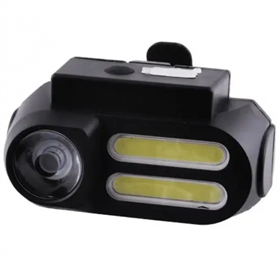 Велосипедний ліхтар на кермо BL-611-1LM+2COB 1х18650, microUSB