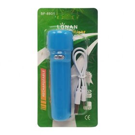 Ліхтарик кишеньковий на акумуляторі Ручний Lonan SF 8931 (Синій)