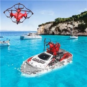 Іграшка на радіокеруванні 3 в 1 'Катер-машинка-квадрокоптер' CH405