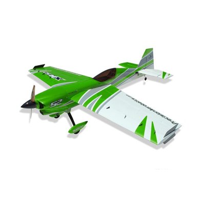 Літак Precision Aerobatics XR-52, 4-канальний на радіоуправлінні з 3D-можливостями і розмахом крила 1321 мм KIT (зелений)