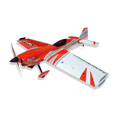 Літак Precision Aerobatics XR-52, 4-канальний на радіоуправлінні з 3D-можливостями і розмахом крила 1321 мм KIT (червоний)