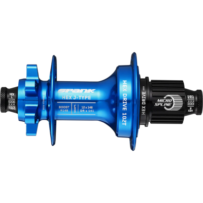 Втулка задня SPANK HEX J-Type Boost R148 XD 32H, Blue