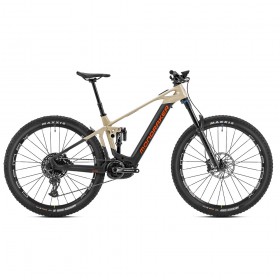 Електровелосипед MONDRAKER CRAFTY CARBON R 29 T-M, Carbon / Desert Grey / Orange (2023/2024)