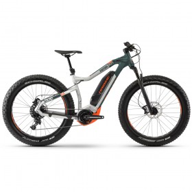 Електровелосипед Haibike XDURO FatSix 8.0 500Wh 11 s. NX 26, рама M, сіро-зелено-Помаранчевий, 2020