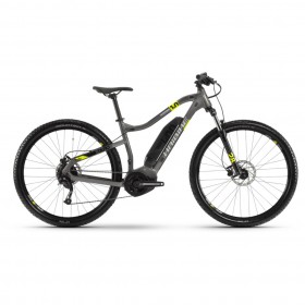 Електровелосипед Haibike SDURO HardNine 1.0 400Wh 9 s. Altus 29, рама L, сіро-лаймово-чорний, 2020